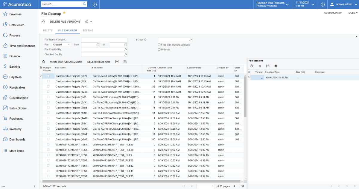 Struggling with Growing Audit Logs in Acumatica