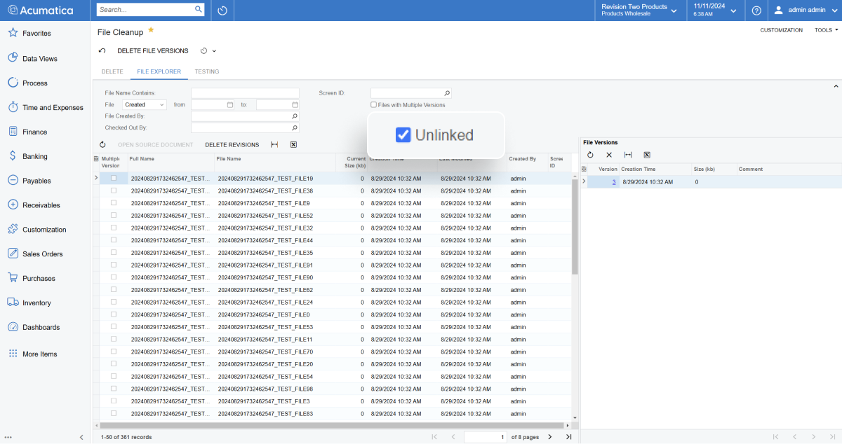 Struggling with Growing Audit Logs in Acumatica