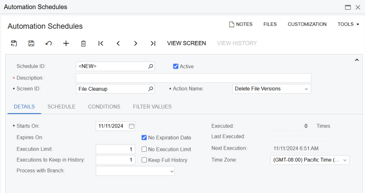 Struggling with Growing Audit Logs in Acumatica