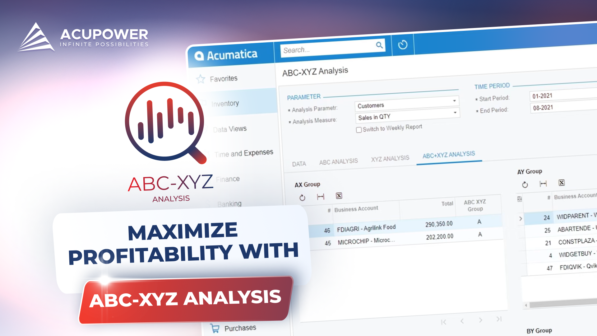 Maximize Your Profit with ABC-XYZ Analysis Tool in Acumatica