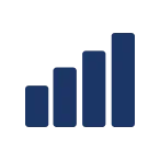 Clear financial forecast icon