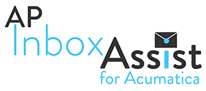 AP inbox assist for acumatica
