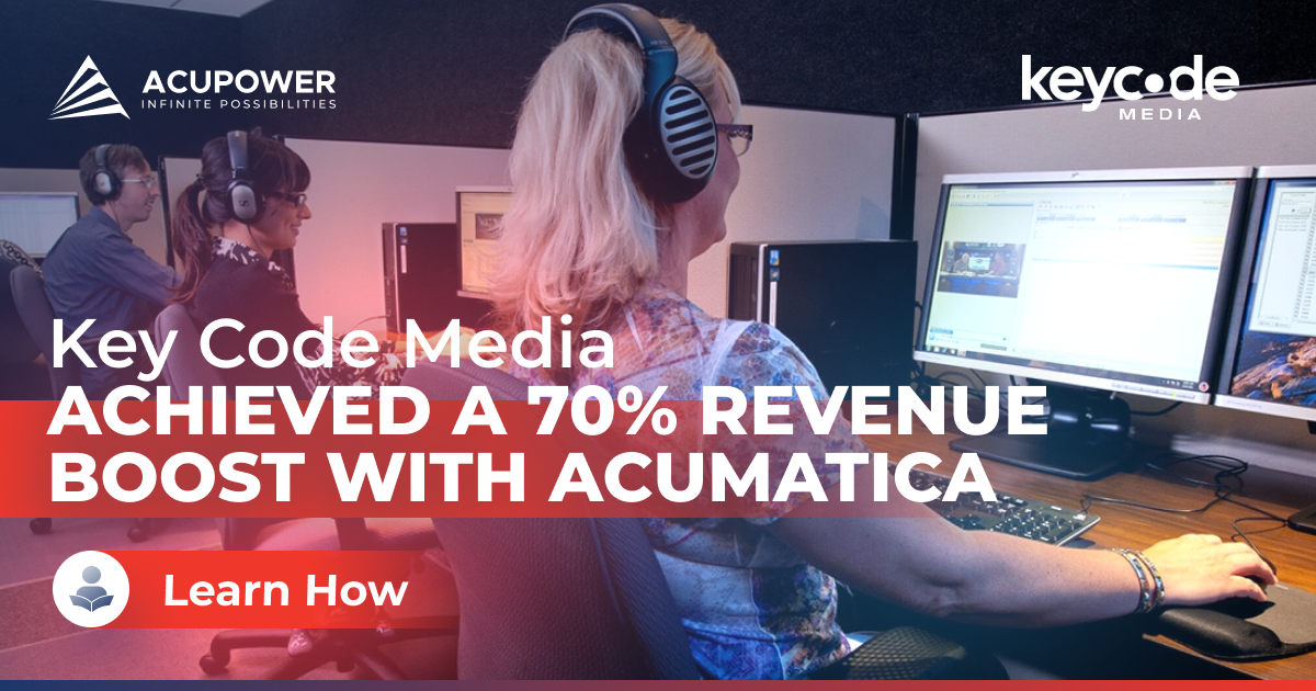 Acumatica ERP Drives 70% Revenue Growth for Key Code Media