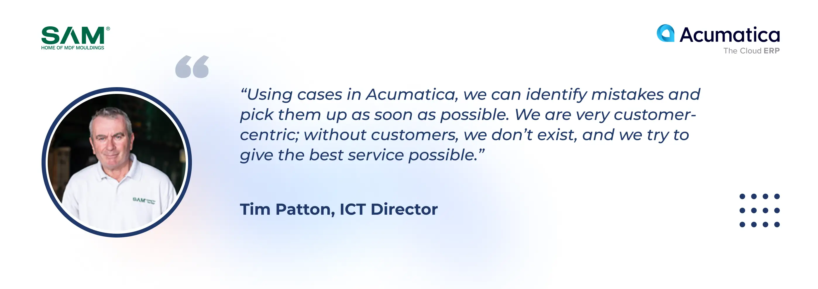 Improved customer experience with Acumatica