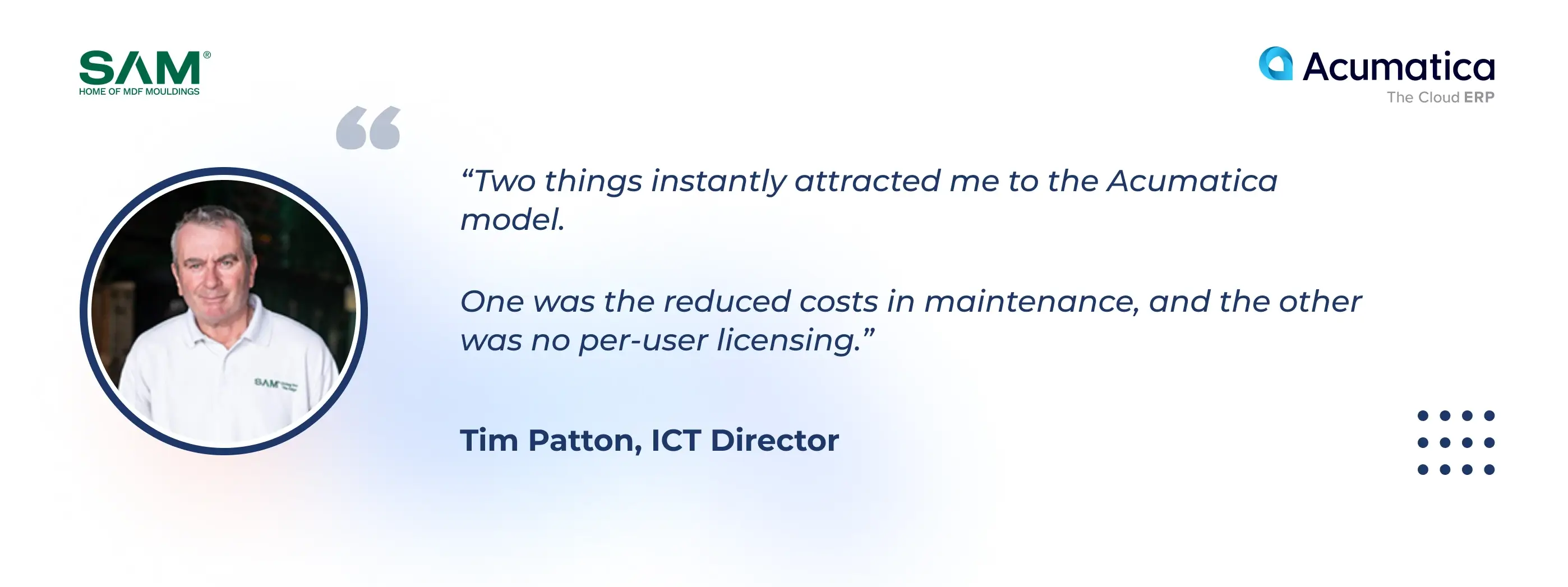 Why SAM chose Acumatica over SAP and Sage