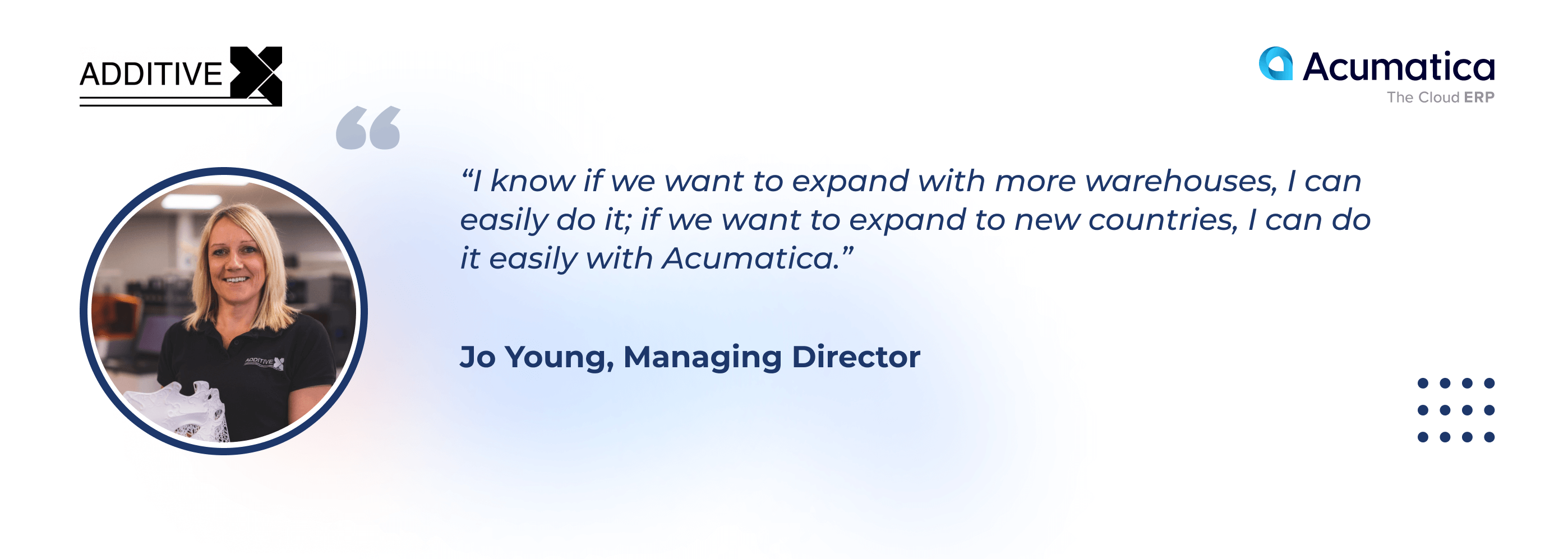 Scalability is guaranteed with Acumatica