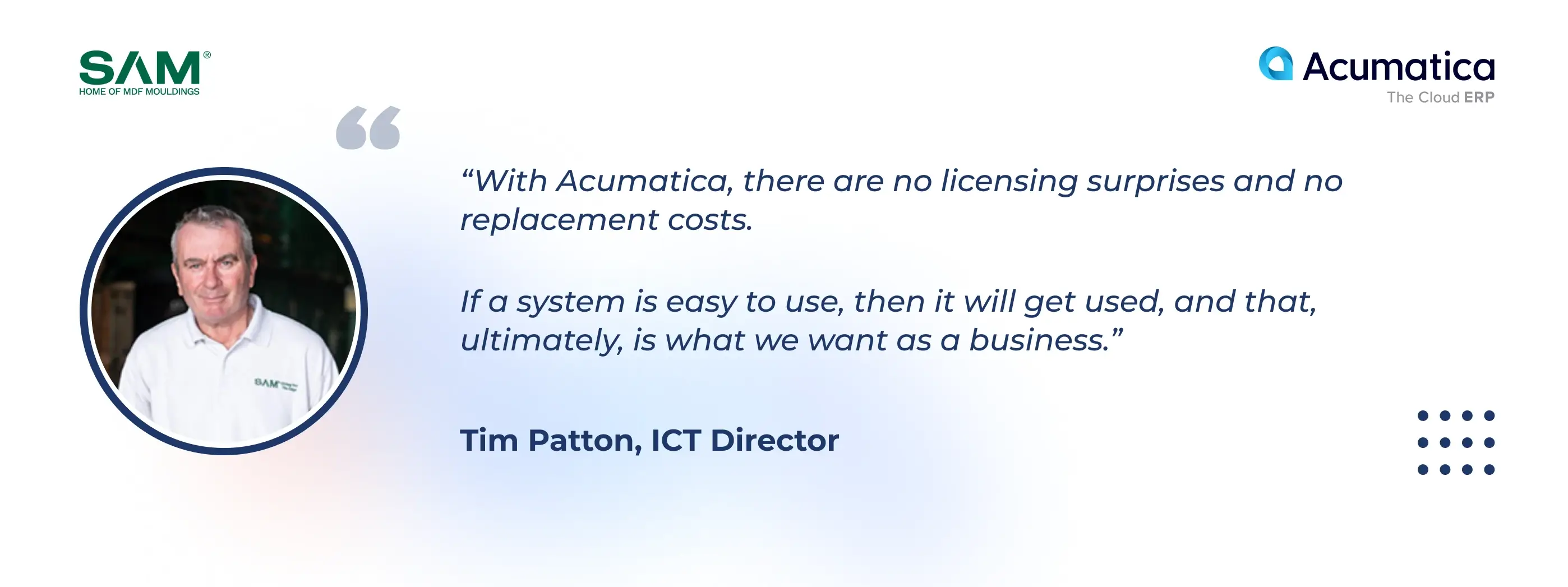 Acumatica licensing benefit